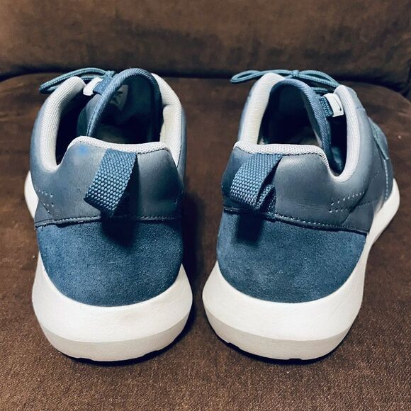 Unique Leather Basket Woven Nike Roshe Run Gun Metal Grey 12 US 46 EUR - Picture 4 of 9